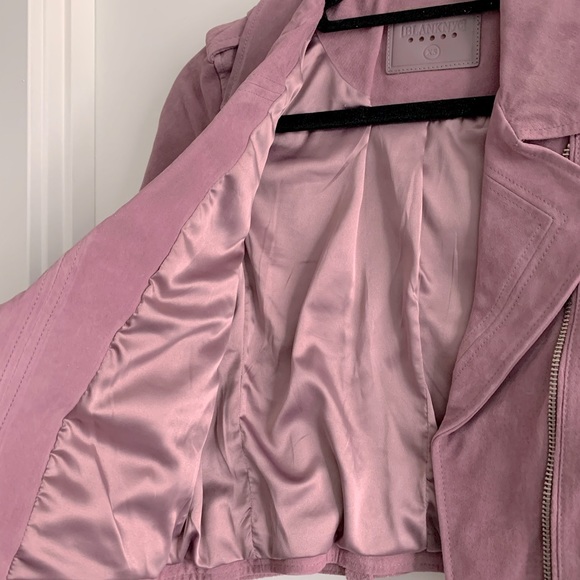 BlankNYC Lilac Suede Moto Jacket - Picture 8 of 12